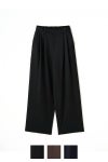 JUHA(ユハ) 2TUCK WIDE EASY PANTS ツータックワイドイージーパンツ 10230801-3