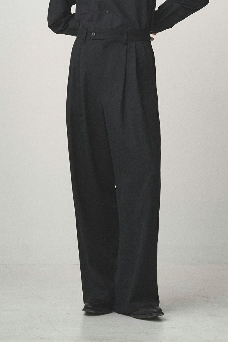JUHA(ユハ) 2TUCK WIDE EASY PANTS ツータックワイドイージーパンツ 10230801-3