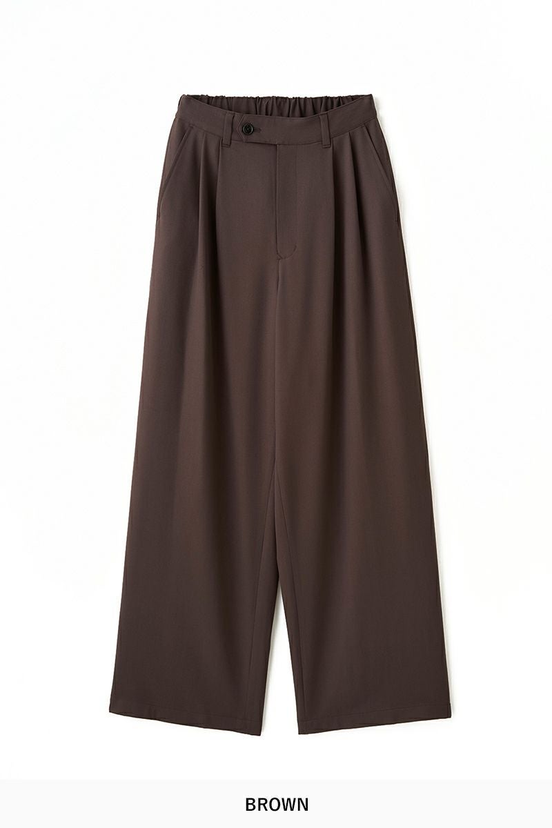 JUHA(ユハ) 2TUCK WIDE EASY PANTS ツータックワイドイージーパンツ 10230801-3