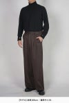 JUHA(ユハ) 2TUCK WIDE EASY PANTS ツータックワイドイージーパンツ 10230801-3