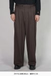 JUHA(ユハ) 2TUCK WIDE EASY PANTS ツータックワイドイージーパンツ 10230801-3