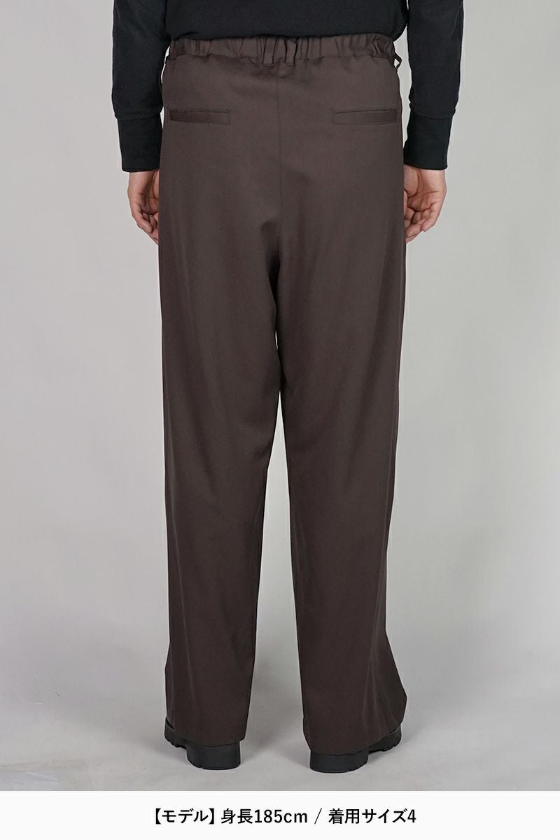 JUHA(ユハ) 2TUCK WIDE EASY PANTS ツータックワイドイージーパンツ 10230801-3