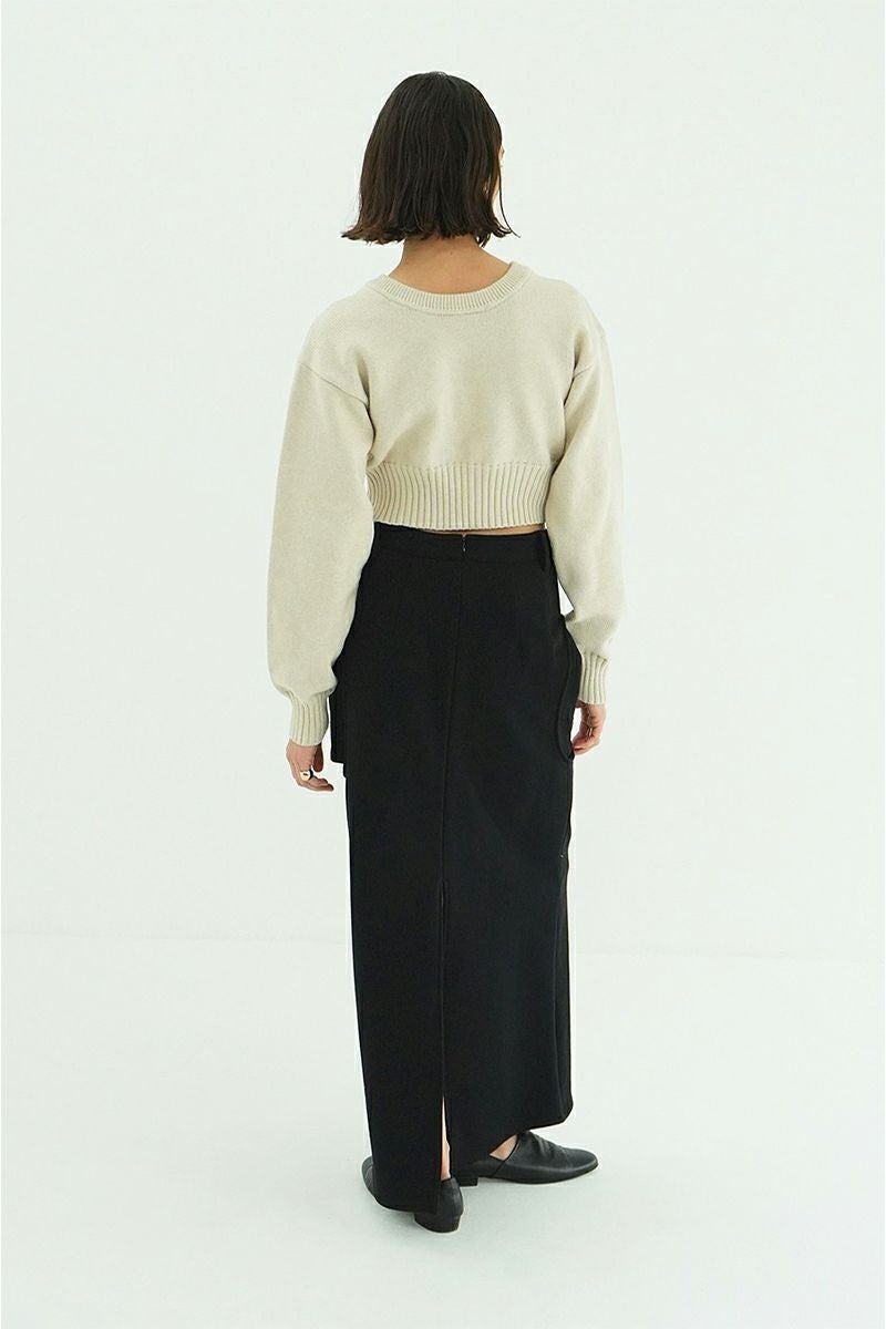 CLANE(クラネ) CIRCLE CUT SWEAT SKIRT サークルカットスウェットスカート 10109-6033