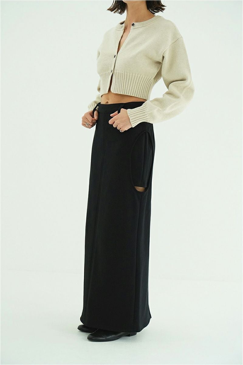 CLANE(クラネ) CIRCLE CUT SWEAT SKIRT サークルカットスウェットスカート 10109-6033