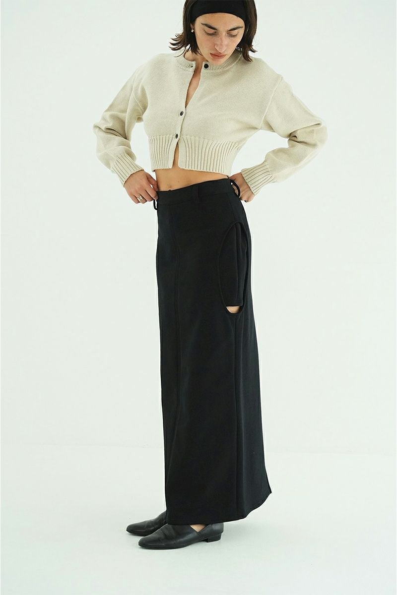 CLANE(クラネ) CIRCLE CUT SWEAT SKIRT サークルカットスウェットスカート 10109-6033