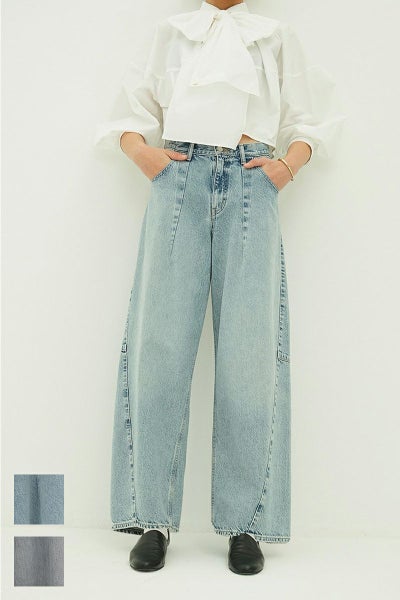 CLANE(クラネ) COCOON BULKY DENIM PANTS コクーンバルキーデニムパンツ 10111-7043