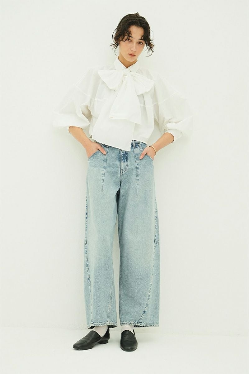 CLANE(クラネ) COCOON BULKY DENIM PANTS コクーンバルキーデニムパンツ 10111-7043