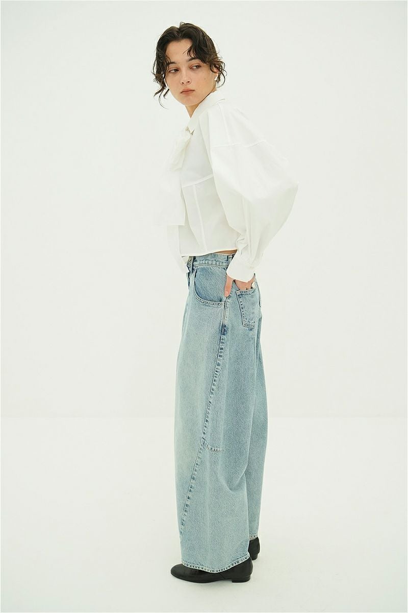 CLANE(クラネ) COCOON BULKY DENIM PANTS コクーンバルキーデニムパンツ 10111-7043