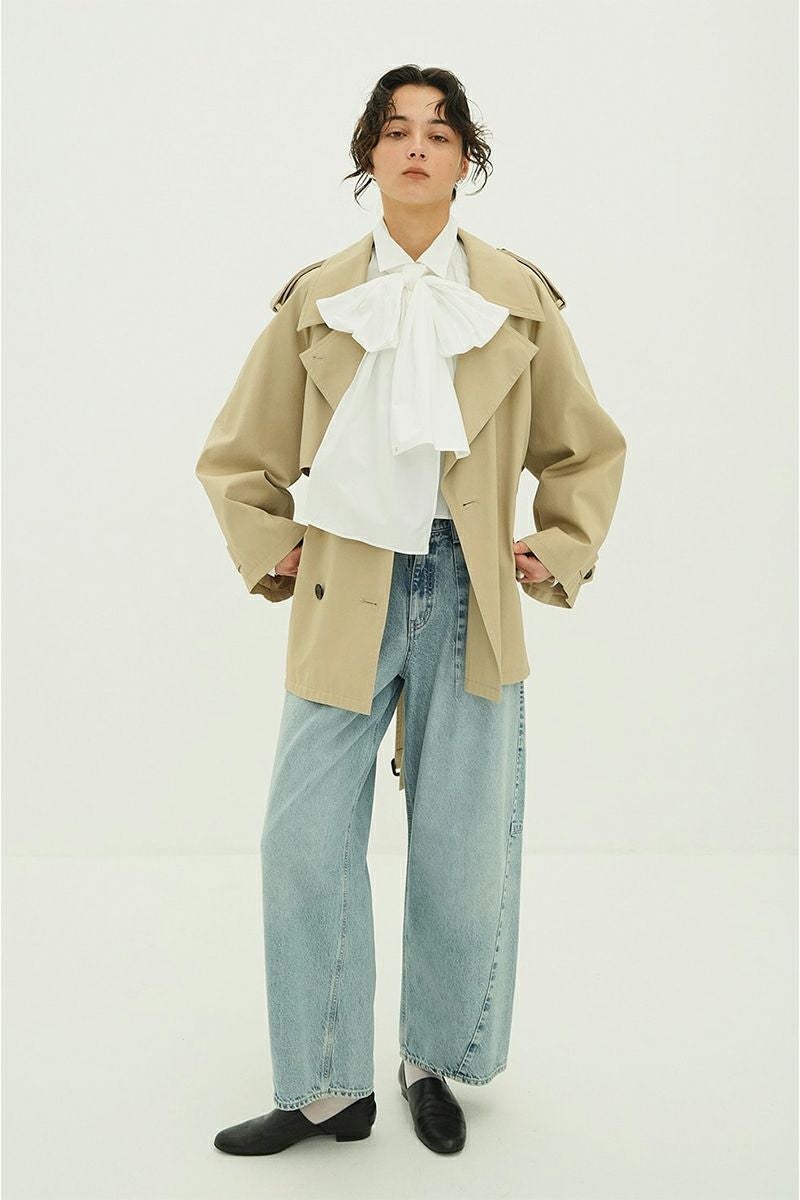 CLANE(クラネ) COCOON BULKY DENIM PANTS コクーンバルキーデニムパンツ 10111-7043