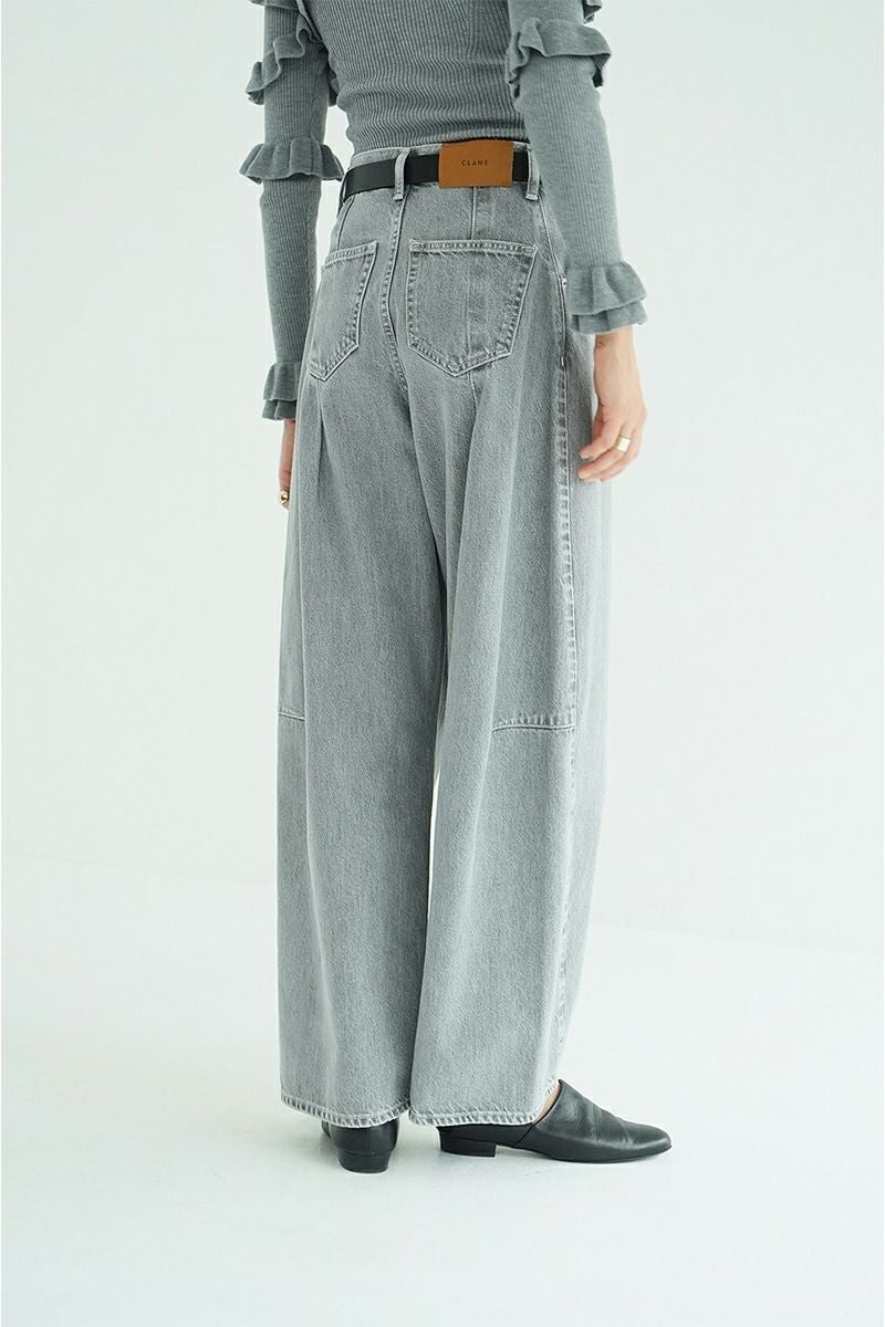 CLANE(クラネ) COCOON BULKY DENIM PANTS コクーンバルキーデニムパンツ 10111-7043
