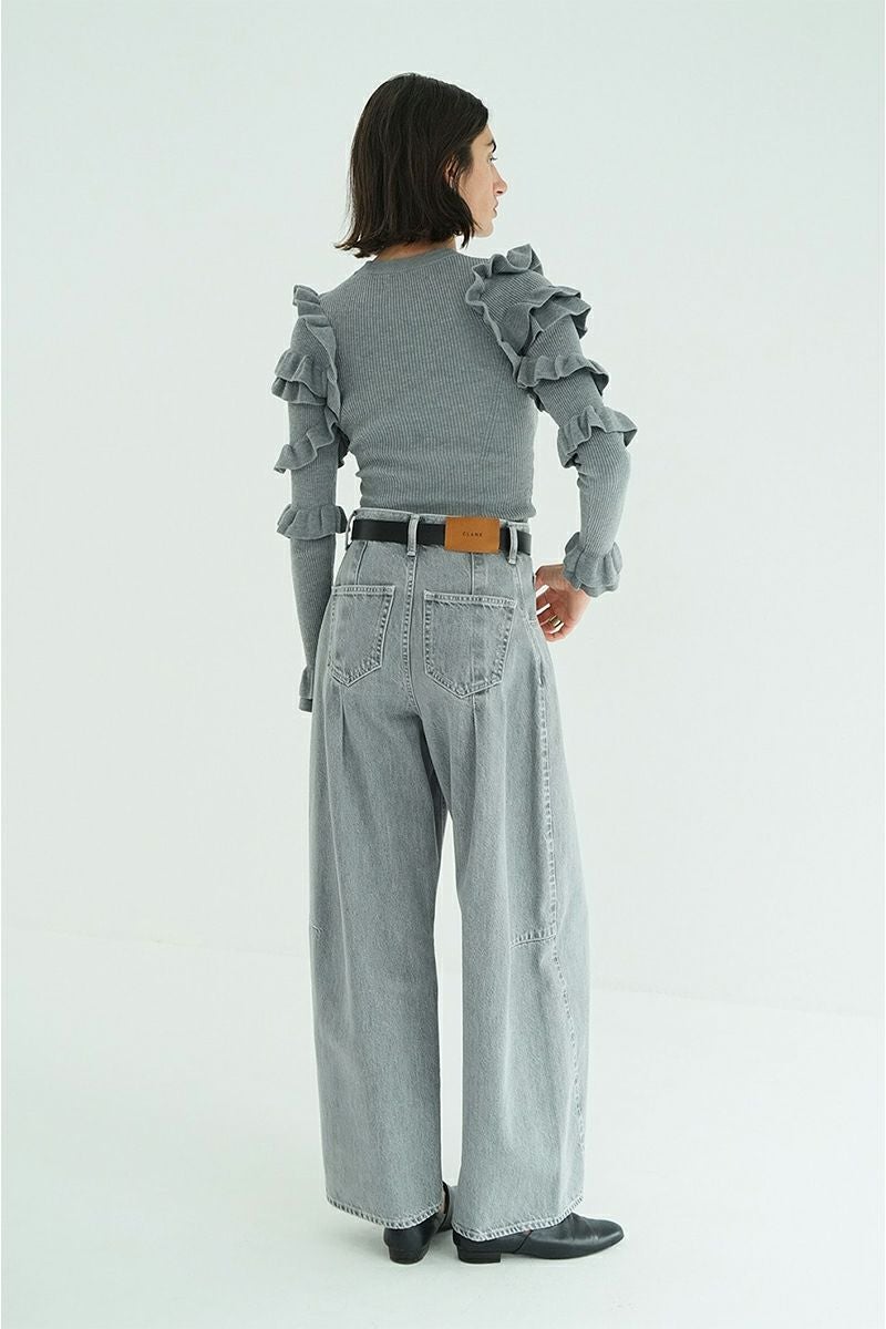 CLANE(クラネ) COCOON BULKY DENIM PANTS コクーンバルキーデニムパンツ 10111-7043
