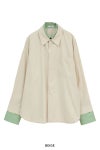 CLANE(クラネ) TWO TONE LAYERED SHIRTS ツートーンレイヤードシャツ 10122-4053