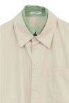 CLANE(クラネ) TWO TONE LAYERED SHIRTS ツートーンレイヤードシャツ 10122-4053