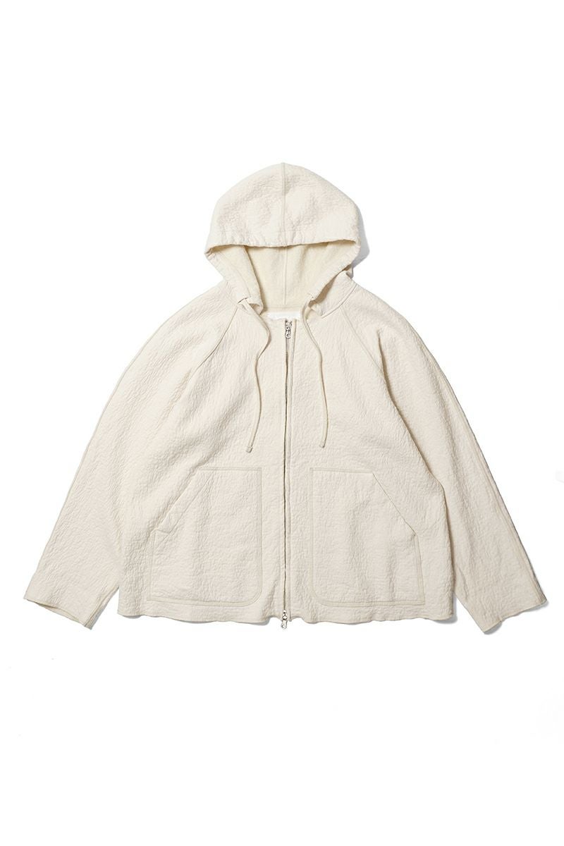 kengo(ケンゴ) cotton wool bokomoko zip-up hooded jacket コットンウールボコモコジップアップフーデッドジャケット K25FW-JK3