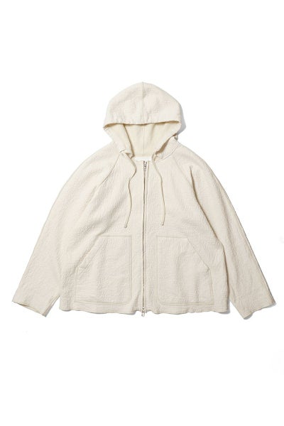 kengo(ケンゴ) cotton wool bokomoko zip-up hooded jacket コットンウールボコモコジップアップフーデッドジャケット K25FW-JK3