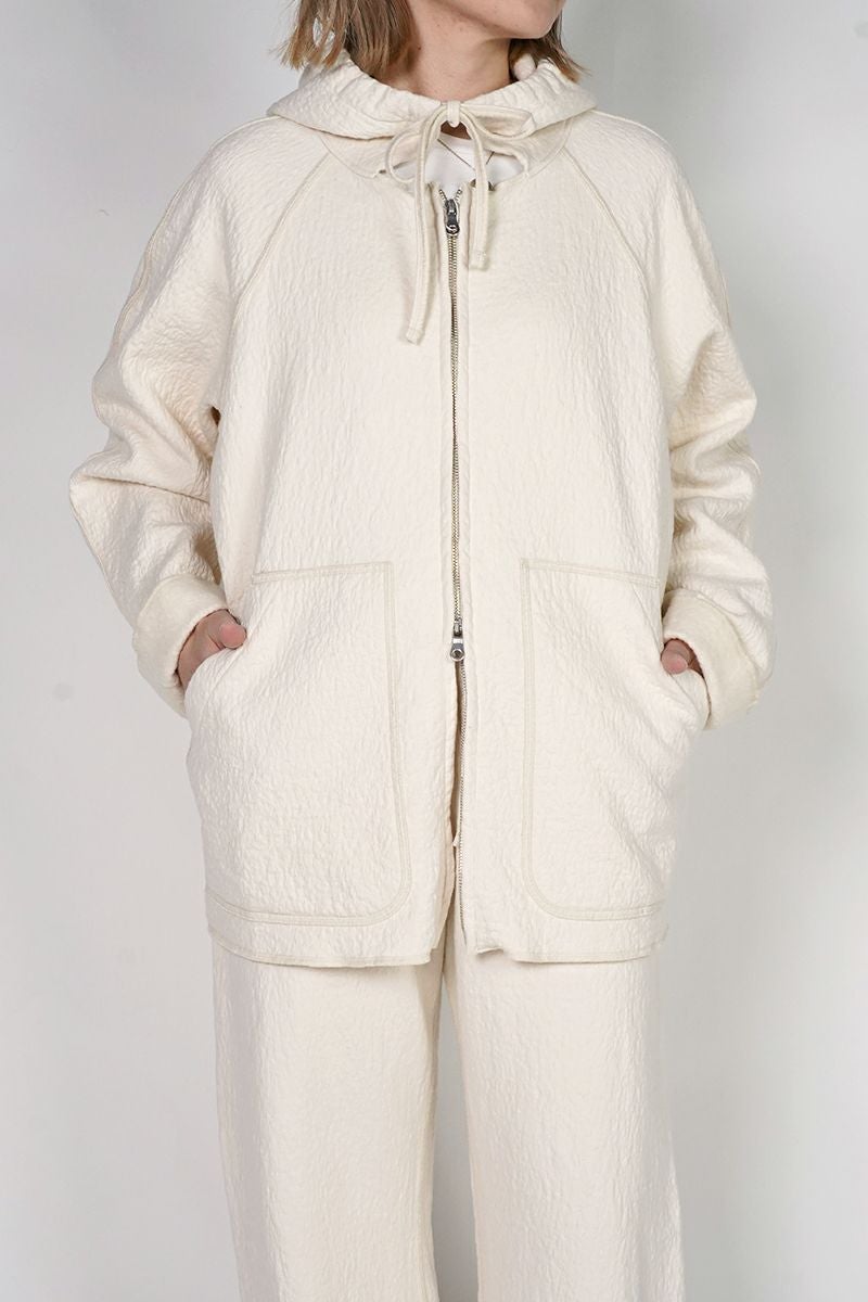 kengo(ケンゴ) cotton wool bokomoko zip-up hooded jacket コットンウールボコモコジップアップフーデッドジャケット K25FW-JK3