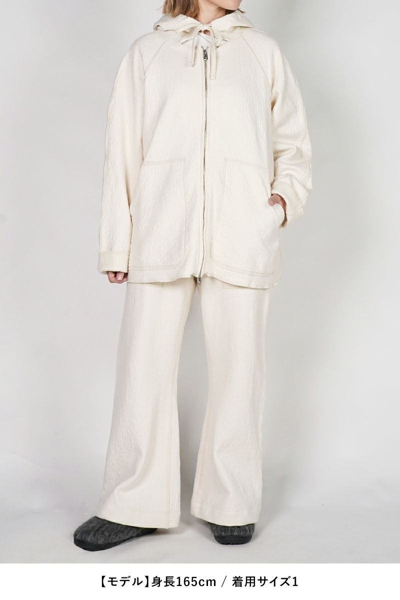 kengo(ケンゴ) cotton wool bokomoko zip-up hooded jacket コットンウールボコモコジップアップフーデッドジャケット K25FW-JK3