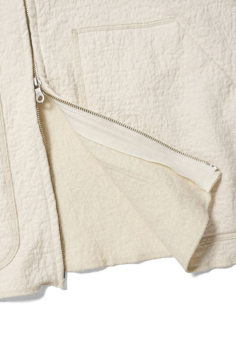 kengo(ケンゴ) cotton wool bokomoko zip-up hooded jacket コットンウールボコモコジップアップフーデッドジャケット K25FW-JK3