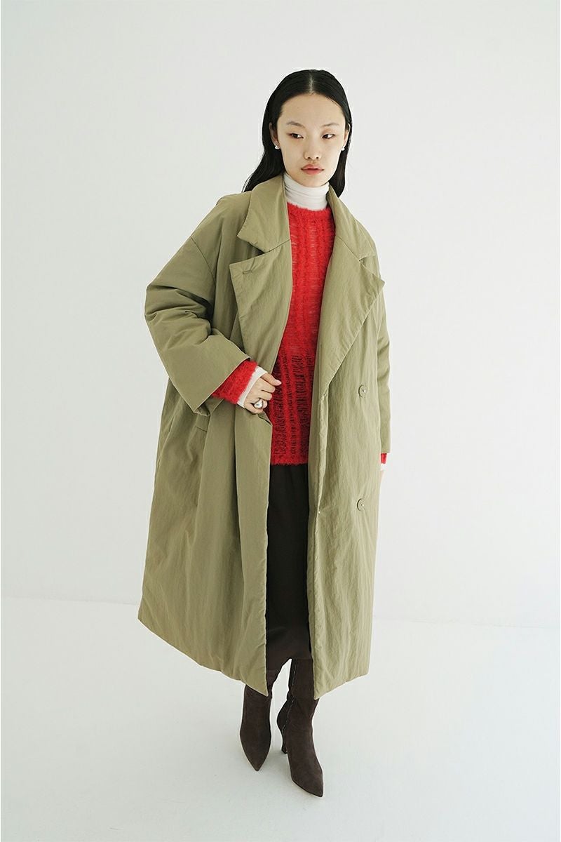 CLANE(クラネ) COLOR DOWN CHESTER COAT ダブルウールロングコート 19101-0172