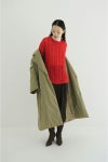 CLANE(クラネ) COLOR DOWN CHESTER COAT ダブルウールロングコート 19101-0172