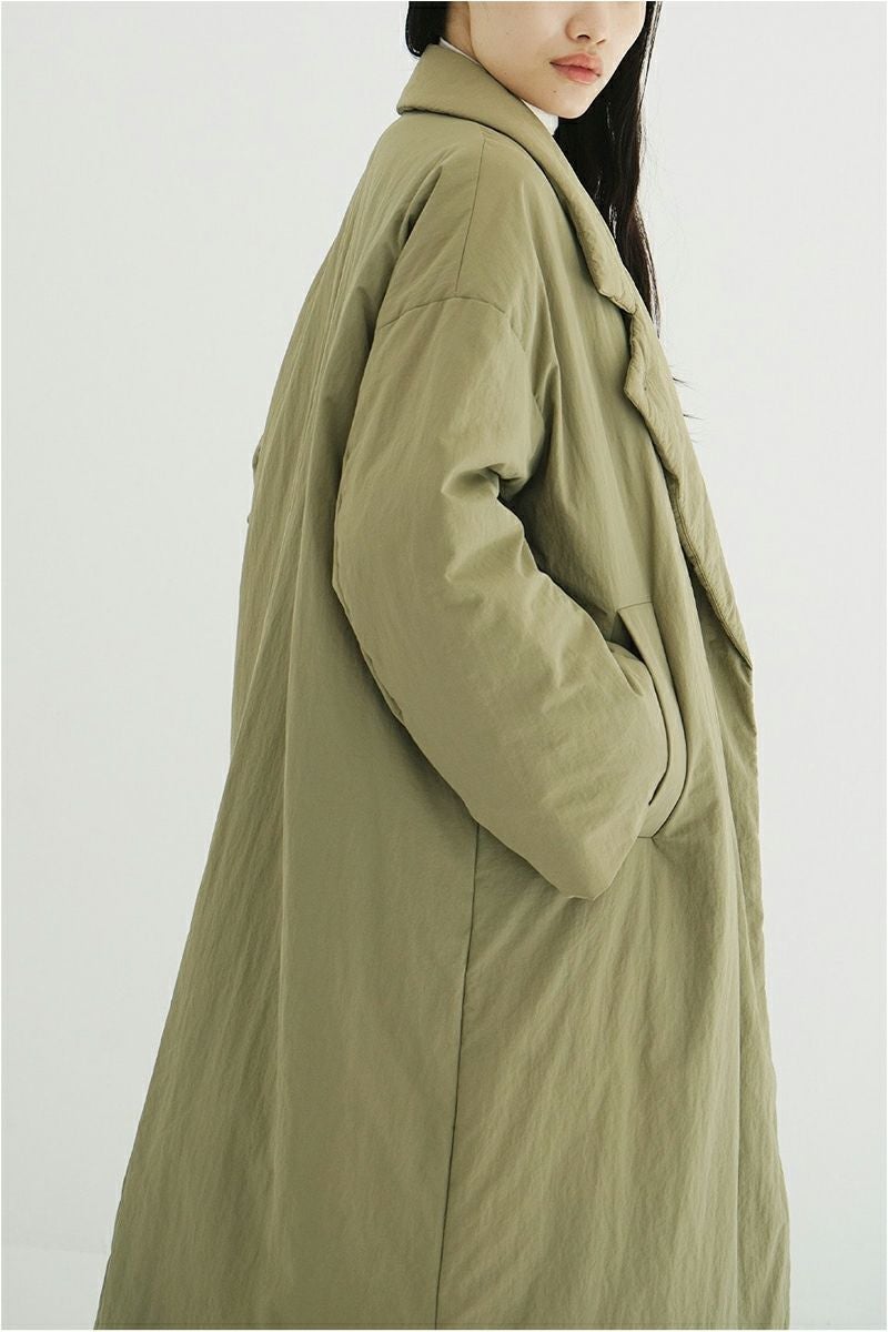 CLANE(クラネ) COLOR DOWN CHESTER COAT ダブルウールロングコート 19101-0172