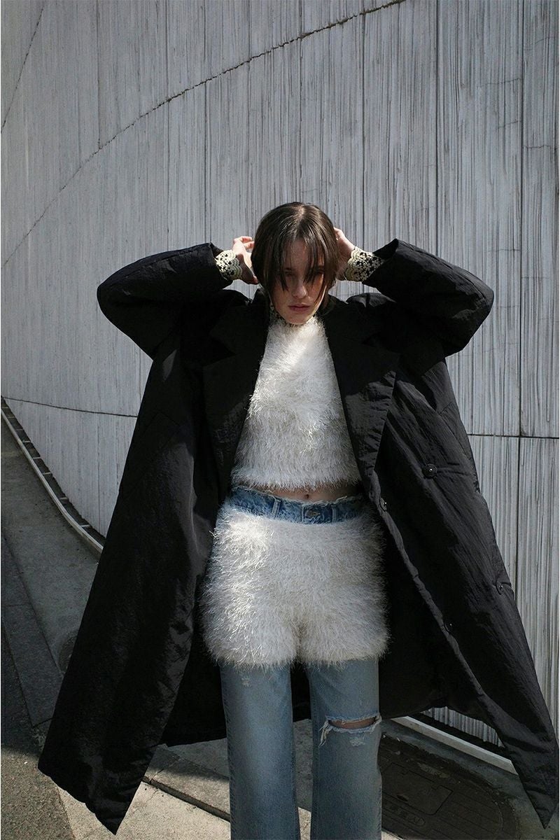 CLANE(クラネ) COLOR DOWN CHESTER COAT ダブルウールロングコート 19101-0172