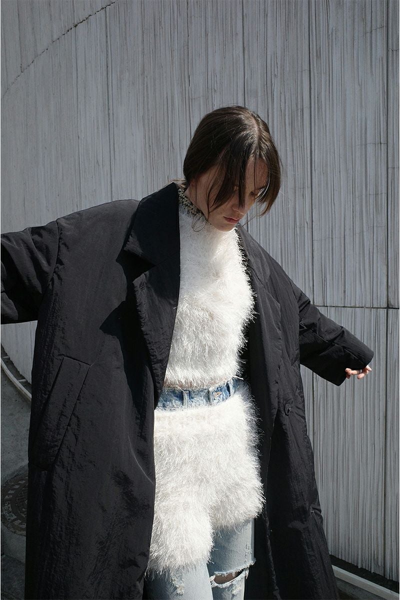 CLANE(クラネ) COLOR DOWN CHESTER COAT ダブルウールロングコート 19101-0172