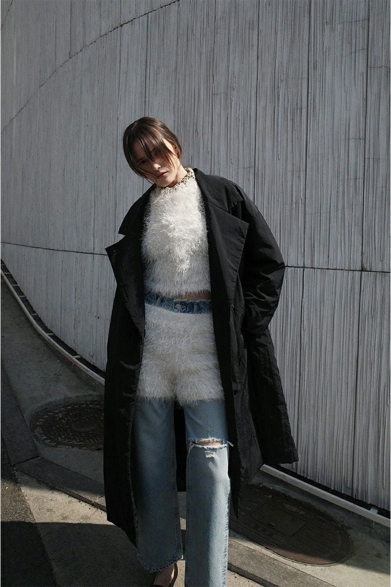 CLANE(クラネ) COLOR DOWN CHESTER COAT ダブルウールロングコート 19101-0172
