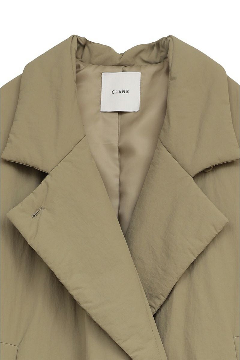 CLANE(クラネ) COLOR DOWN CHESTER COAT ダブルウールロングコート 19101-0172