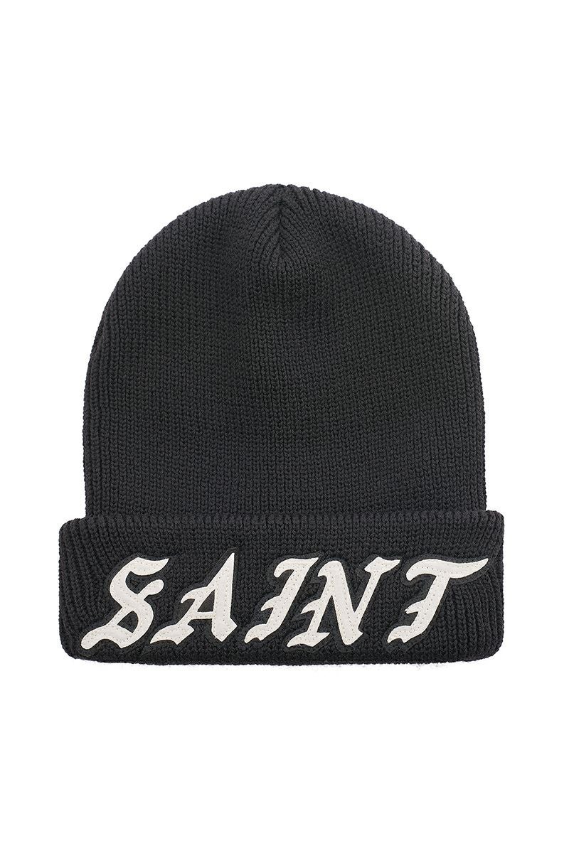 SAINT Mxxxxxx(セントマイケル) SM-MK8-0000-085 / KNIT CAP/SAINT/BLACK ニットキャップ