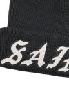 SAINT Mxxxxxx(セントマイケル) SM-MK8-0000-085 / KNIT CAP/SAINT/BLACK ニットキャップ