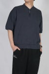 visvim(ビズビム) MONDO HENLEY ZIP SS DMGD モンドヘンリージップ半袖シャツ ダメージド 0126105010022