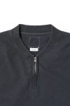 visvim(ビズビム) MONDO HENLEY ZIP SS DMGD モンドヘンリージップ半袖シャツ ダメージド 0126105010022