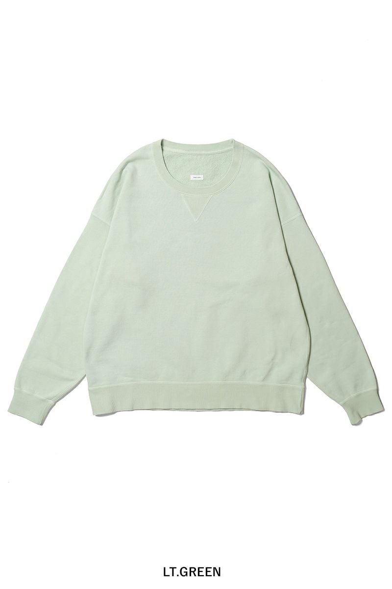 トップス visvim JUMBO WELLER DMGD LT.GREEN visvim(ビズビム) | visvim(ビズビム) JUMBO SB SWEAT LS DMGD