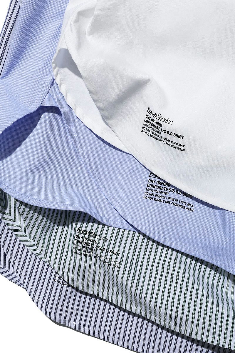 FreshService(フレッシュサービス) DRY OXFORD CORPORATE L/S B.D SHIRT ドライオックスフォード コーポレート長袖ボタンダウンシャツ FSC261-50106B