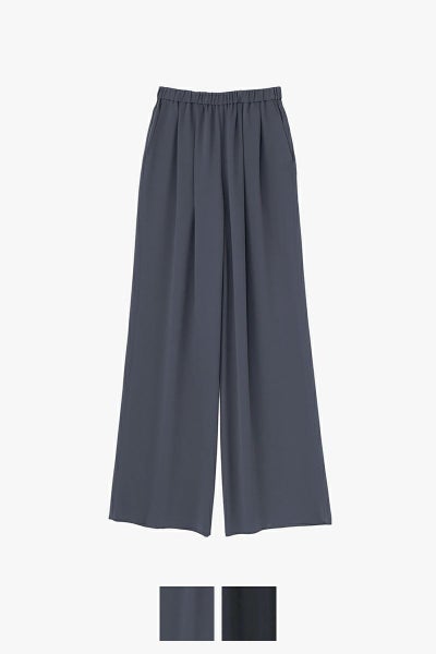 Graphpaper(グラフペーパー) Satin Easy Wide Pants サテンイージーワイドパンツ GL261-40075B