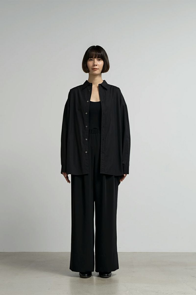 Graphpaper(グラフペーパー) Satin Easy Wide Pants サテンイージーワイドパンツ GL261-40075B