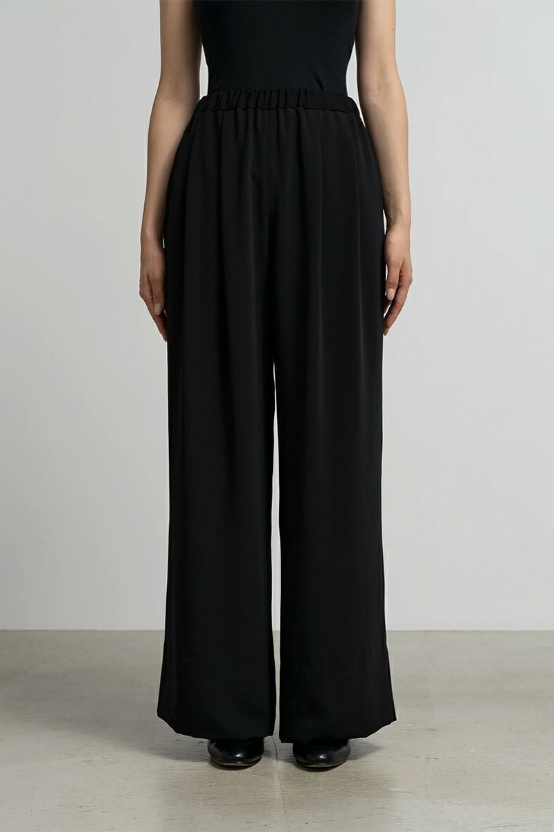 Graphpaper(グラフペーパー) Satin Easy Wide Pants サテンイージーワイドパンツ GL261-40075B