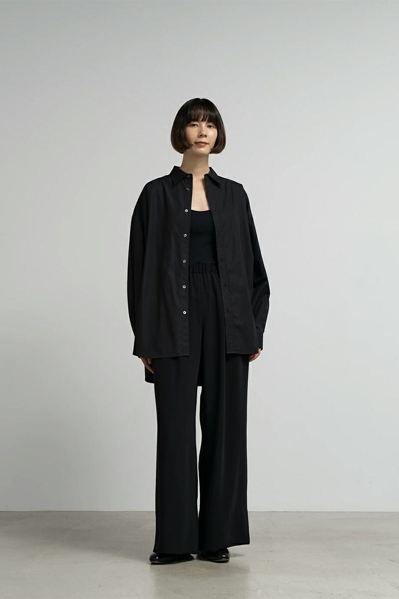 Graphpaper(グラフペーパー) Satin Easy Wide Pants サテンイージーワイドパンツ GL261-40075B