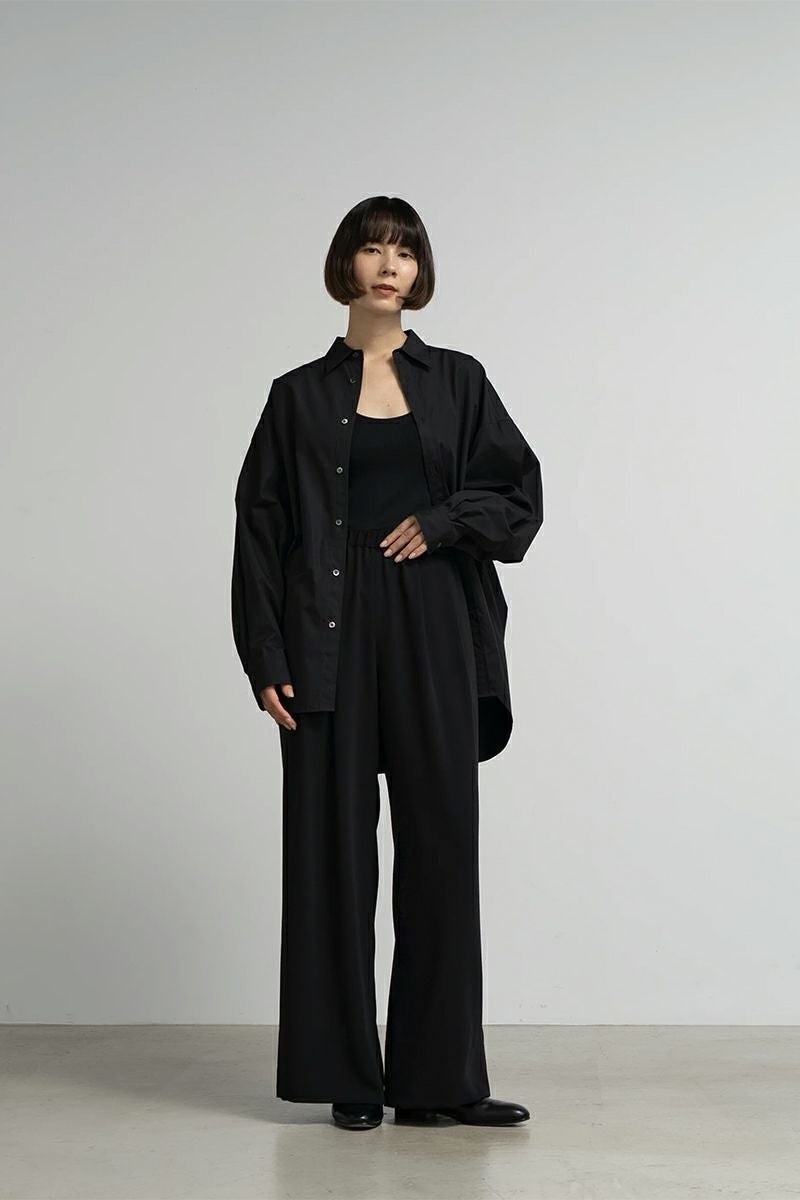 Graphpaper(グラフペーパー) Satin Easy Wide Pants サテンイージーワイドパンツ GL261-40075B