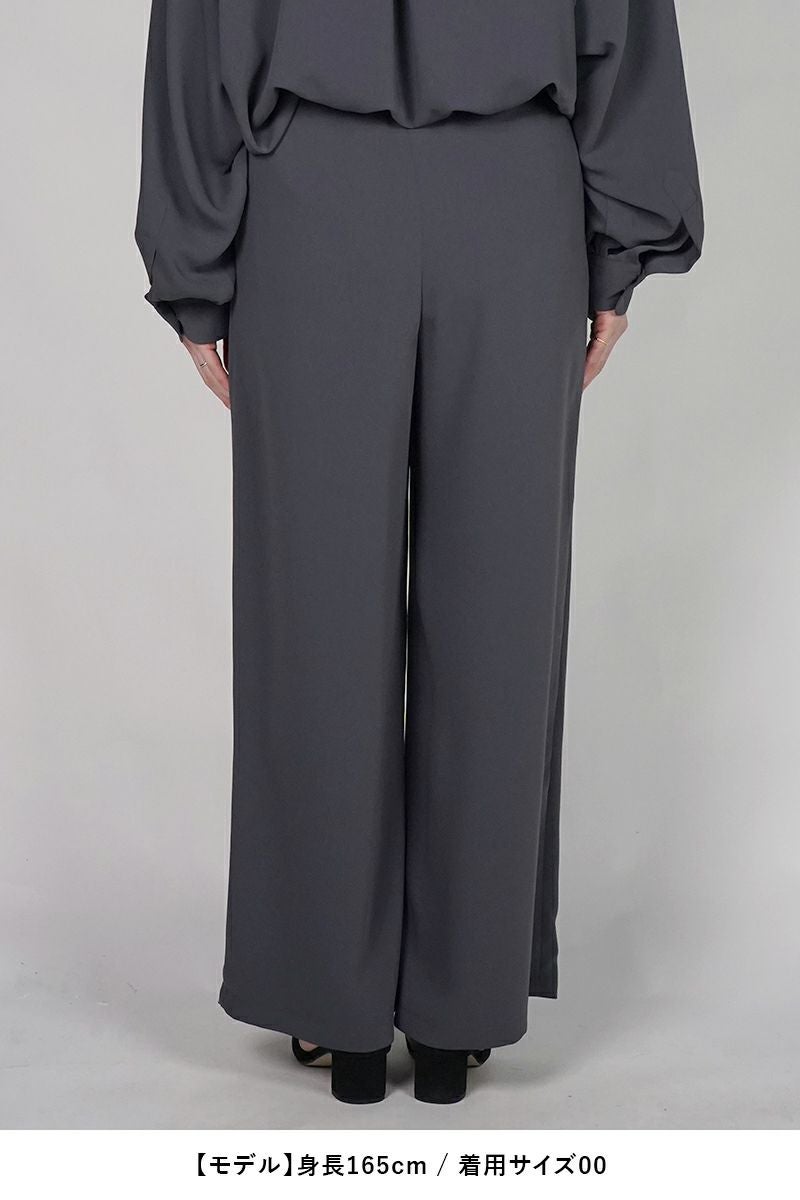 Graphpaper(グラフペーパー) Satin Easy Wide Pants サテンイージーワイドパンツ GL261-40075B