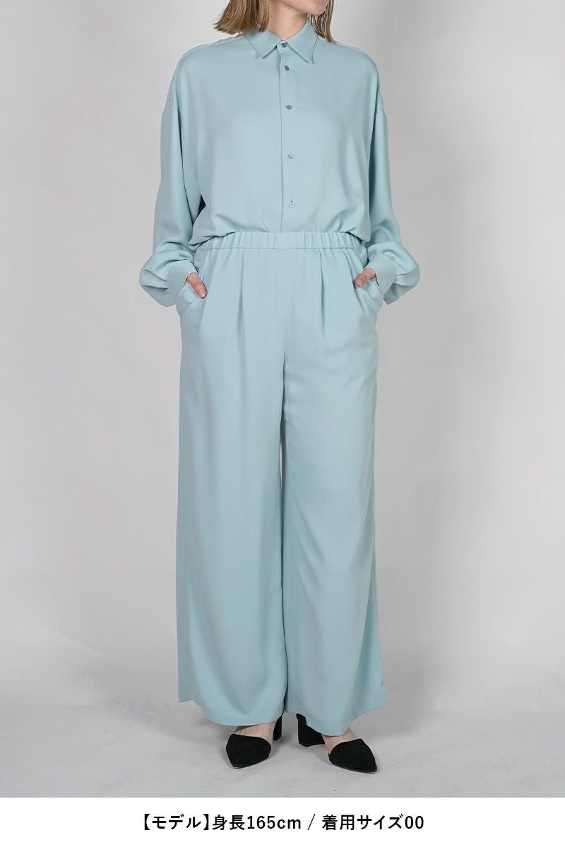 Graphpaper(グラフペーパー) Satin Easy Wide Pants サテンイージーワイドパンツ GL261-40075C