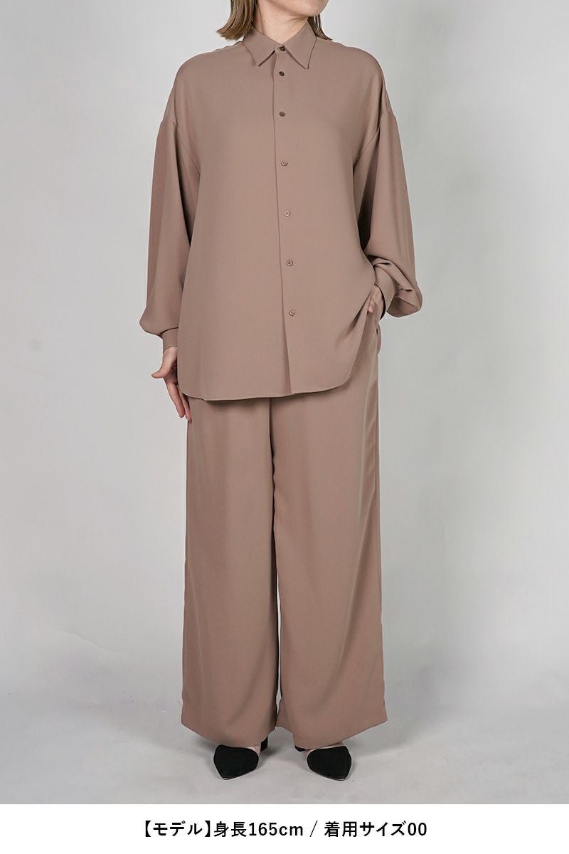 Graphpaper(グラフペーパー) Satin Easy Wide Pants サテンイージーワイドパンツ GL261-40075C