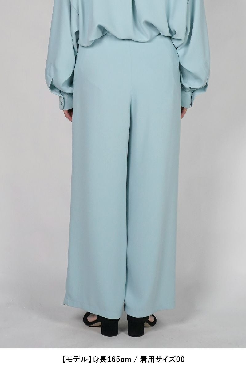 Graphpaper(グラフペーパー) Satin Easy Wide Pants サテンイージーワイドパンツ GL261-40075C