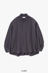 Graphpaper(グラフペーパー) Satin Oversized Regular Collar Shirts サテンオーバーサイズレギュラーカラーシャツ GL261-50077B