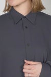 Graphpaper(グラフペーパー) Satin Oversized Regular Collar Shirts サテンオーバーサイズレギュラーカラーシャツ GL261-50077B