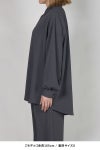 Graphpaper(グラフペーパー) Satin Oversized Regular Collar Shirts サテンオーバーサイズレギュラーカラーシャツ GL261-50077B