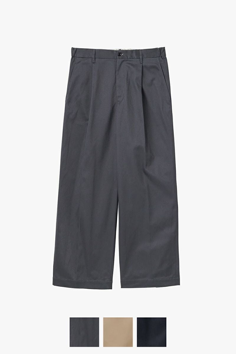 Graphpaper(グラフペーパー) Westpoint Chino Wide Straight Trousers ウェストポイントチノワイドトラウザース GM261-40150B
