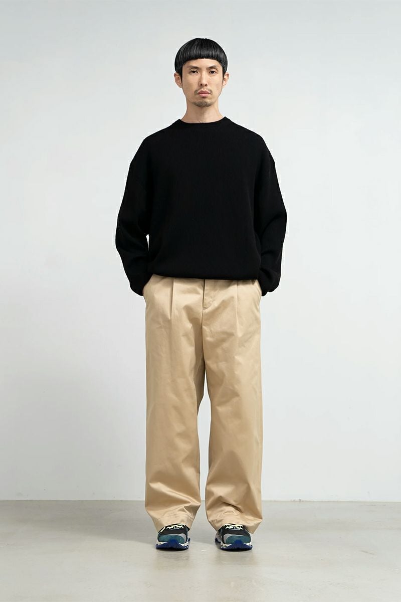 Graphpaper(グラフペーパー) Westpoint Chino Wide Straight Trousers ウェストポイントチノワイドトラウザース GM261-40150B