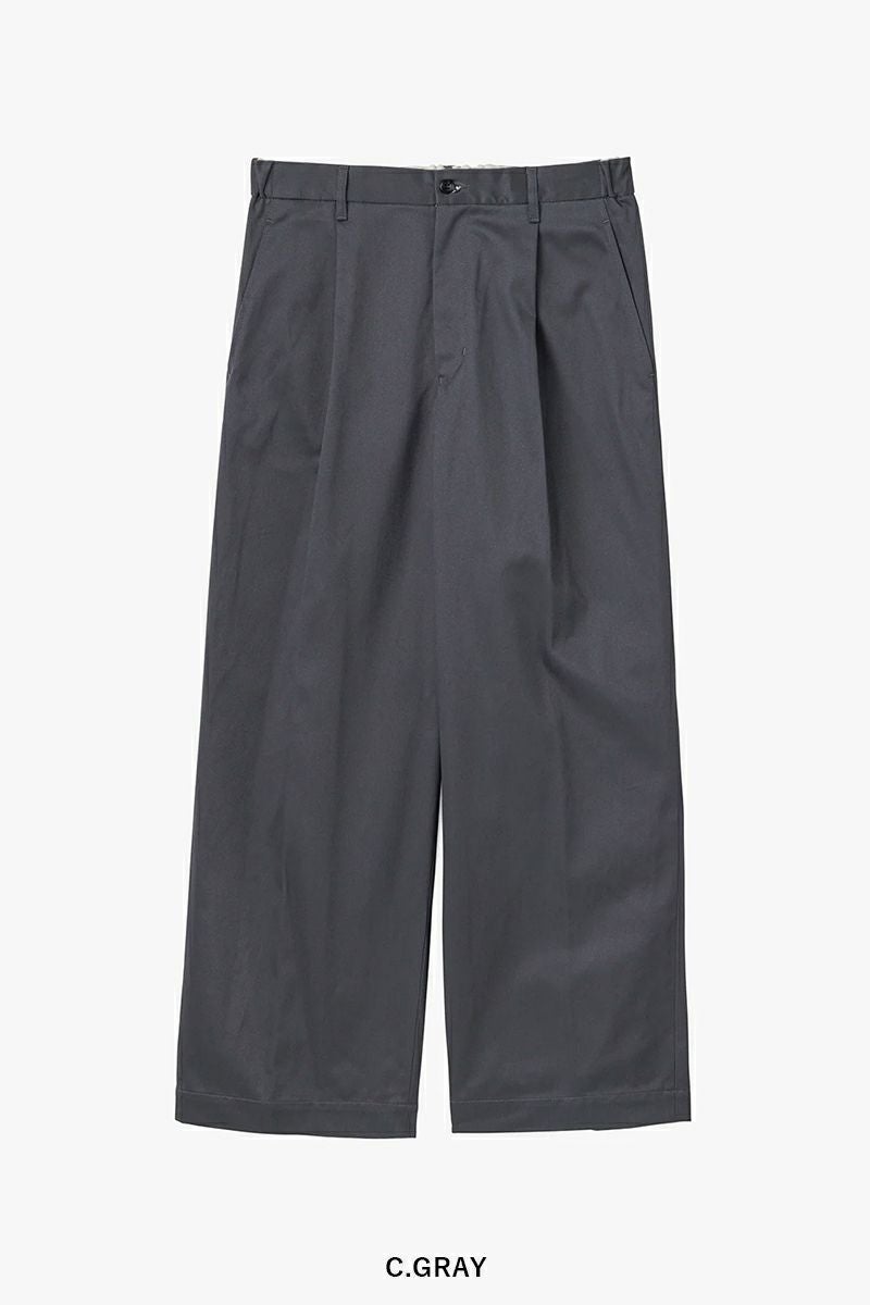 Graphpaper(グラフペーパー) Westpoint Chino Wide Straight Trousers ウェストポイントチノワイドトラウザース GM261-40150B